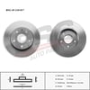 BSG 65-210-017 - Fren Diski Arka - Opel Astra G Astra H Zafira B Meriva B