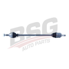 BSG 65-350-013 - Aks Komple Ön Sag - Opel Astra H