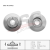 BSG 70-210-012 - Fren Diski Arka - Psa 307/c2/c3/c4/partner