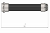 CAVO 864A - Fren Hortumu Arka - Bmw E81-e82-e87-e88-e90-e91-e93-f20-f21-f22-f23-f30-f31-f34-f35-4f32-f33-f36-x1 E84