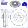 DELPHI BG2830 - Fren Diski Ön - Fiat Albea/brava/bravo/doblo/palio/punto/tempra/tipo