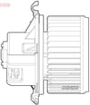 DENSO DEA09024 - Kalorifer Motoru - Fiat Ducato Iii- Jumper Iii-boxer Iii