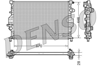 DENSO DRM10088 - Su Radyatörü - Bmw Land Rover Range Rover Evoque Freelander 2