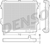 DENSO DRM50074 - Su Radyatörü - Japon Land Cruiser (j20)