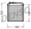 DENSO DRR32005 - Kalorifer Radyatörü - Vw Passat-octavia