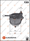 EUROREPAR 1609692180 - Yakit Filtresi - Ford Focus/c-max