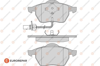 EUROREPAR 1617253080 - Fren Balatasi Ön - Vw Passat-a4-a6
