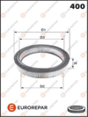 EUROREPAR E147106 - Eelfiltreai - Fiat 
