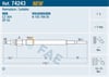 FAE 74243 - Kizdirma Bujisi - Vw Golf5-jetta-passat-a3-leon
