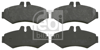 FEBI 16450 - Fren Balatasi Arka - Mercedes W901-902-903 Sprinter -lt 35
