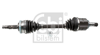 FEBI 183291 - Aks Komple Ön Sol - Opel Corsa C