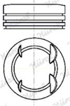 FEDERAL 010 - Piston+segman - Fiat Alfa : 145 146