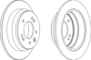 FERODO DDF1618 - Fren Diski Arka - Kore I30/ix35/ceed/sportage