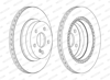 FERODO DDF1672C - Fren Diski Arka - Mercedes W204-211-219-212