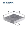 FILTRON 1236A - Polen Filtresi - Japon Swift (mz, Ez, Nz) : Sx4 (ey) 1.6/1.6 Ddis 10-13 : Terios (j2) 1.3/1.5 06-
