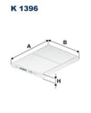 FILTRON 1396 - Polen Filtresi - Av Fh Ii, Fh Iii, Fh16 Ii, Fh16 Iii, Fm Ii, Fm Iii, Fmx Ii, Fmx Iii