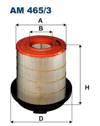 FILTRON 465 - Hava Filtresi - Av Actros 1831/2031/2035