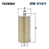 FILTRON 514 - Yag Filtresi - Ford Mercedes-benz Atron, Conecto (o 345), Mk, Ng, O 302, O 303, O 305, O 307, O 405, O 407, O 408, Sk, Touro (o 500)