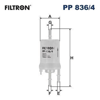 FILTRON 6004 - Yakit Filtresi - Vw Golf5-jetta-polo-a3-leon