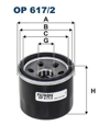 FILTRON 617 - Yag Filtresi - Kore Ioniq/accent Era/accent Blue/i30/excel/elantra/getz/sonata/ceed/cerato/sportage/rio