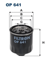 FILTRON 641 - Yag Filtresi - Vw Golf4-bora-polo-a3-toledo-cordoba
