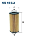 FILTRON 688 - Yag Filtresi - Vw Golf5-passat-caddy-jetta-t5-t6-a3-leon-crafter