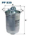 FILTRON 839 - Yakit Filtresi - Vw Golf4-bora-lt-a3-toledo-passat