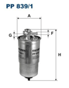 FILTRON 839 - Yakit Filtresi - Vw Golf4-bora-lt-a3-toledo-passat