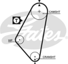 GATES 5083 - Triger Kayisi - Opel Astra F Corsa A Kadett