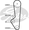 GATES 5097 - Triger Kayisi - Vw Porsche 924-944