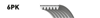 GATES 6PK1845 - V Kayisi - Ford Mondeo
