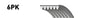 GATES 6PK2413 - V Kayisi - Vw A4-a6