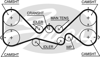GATES K015384XS - Triger Seti - Japon Impreza (gc)