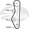 GATES K015521XS - Triger Seti - Fiat Lada Samara-vega