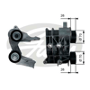 GATES T36107 - Alternatör Braketi - Ford Fiesta