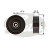 GATES T36372 - V Kayis Gergi Rulmani - Mercedes W204-221