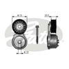 GATES T38103 - V Kayis Gergisi - Opel Blazer