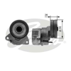 GATES T38154 - V Kayis Gergi Rulmani - Opel Astra F-g Corsa B Vectra A