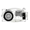 GATES T38214 - V Kayis Gergisi Komple - Vw Polo-golf4-bora-cordoba-fabia
