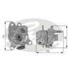 GATES T38225 - V Kayis Gergisi Komple - Mercedes W124-210-203-202-170-638 Vito