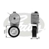 GATES T38368 - Kütüklü Gergi Rulmani - Fiat Doblo/albea/linea/fiorino/punto/palio/500
