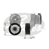 GATES T38432 - V Kayis Gergi Rulmani - Opel Corsa C Astra G Meriva A
