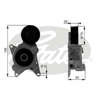 GATES T38435 - V Kayis Gergisi - Japon Avensis (t25, T27) : Rav4 (a4) 2.0 D4d/2.2 D4d 13-15