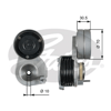 GATES T38664 - V Kayis Gergisi Komple - Av Cf 85, Xf 95, Xf 105