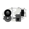 GATES T39014 - V Kayis Gergisi Komple - Fiat Doblo/albea/linea/fiorino/punto/opel