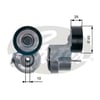 GATES T39174 - V Kayis Gergi Rulmani - Opel Astra H Vectra C Zafira B