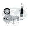 GATES T39266 - V Kayis Gergi Rulmani - Ford Mondeo/focus