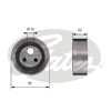 GATES T41155 - Triger Gergi Rulmani - Renault R19/clio/kango/megan