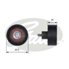 GATES T41233 - Eksantrik Gergi Rulmani - Ford Focus/mondeo