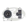GATES T42050 - Eksantrik Gergi Rulmani - Vw Golf4-bora-a3-crafter